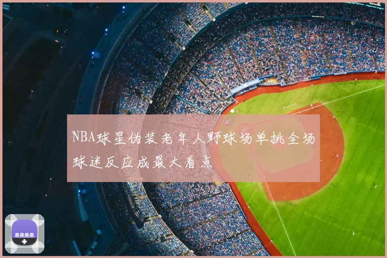 NBA球星伪装老年人野球场单挑全场球迷反应成最大看点